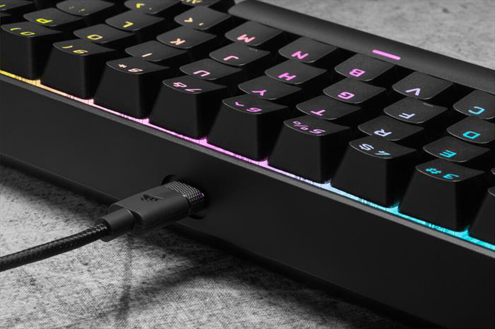 "CORSAIR - Tastiera K65 RGB MINI-Nero"