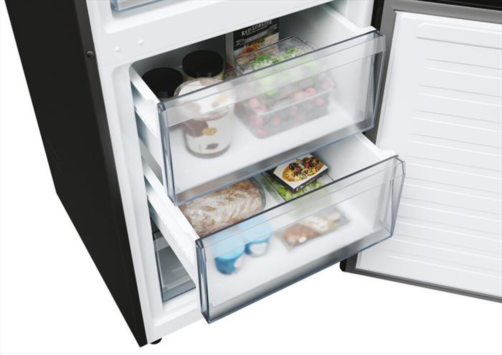 "CANDY - Frigorifero combinato CNCQ2T620EB Classe E 409 lt-Black"