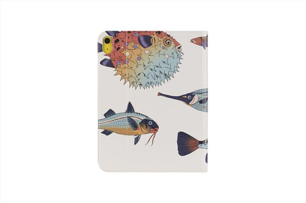 "TUCANO - Cover iPad A16 25/iPad 10ª gen 10,9\" 22 UP SCHIZZO-BIANCO"