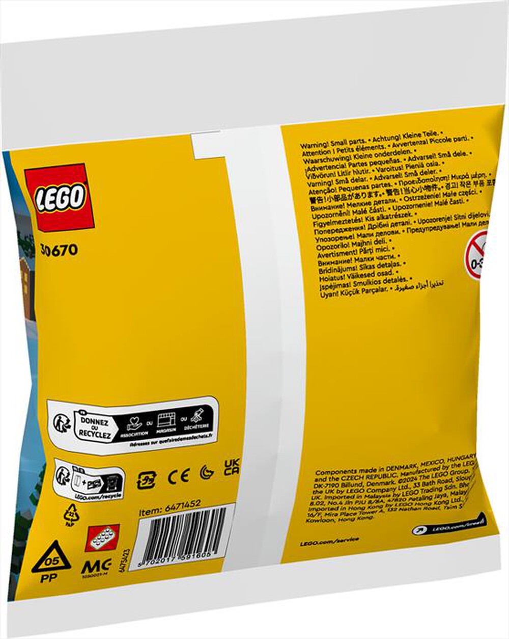 Immagine del prodotto LEGO - RECRUITMENTBAG Avventura slitta Babbo Natale 30670