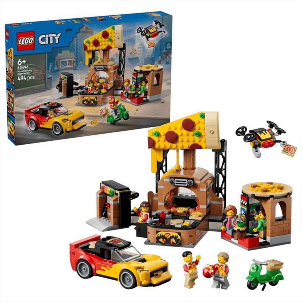 Immagine del prodotto LEGO - CITY Centro di consegna pizze con veicoli - 60496