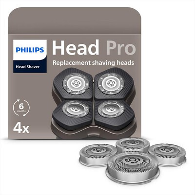 PHILIPS - TESTINE DI RICAMBIO HEAD SHAVER PRO HS740/15-Argento