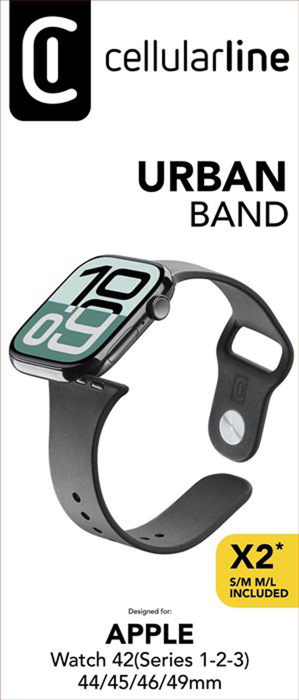 Immagine del prodotto CELLULARLINE - URBANAPPWATCH4244K-Nero