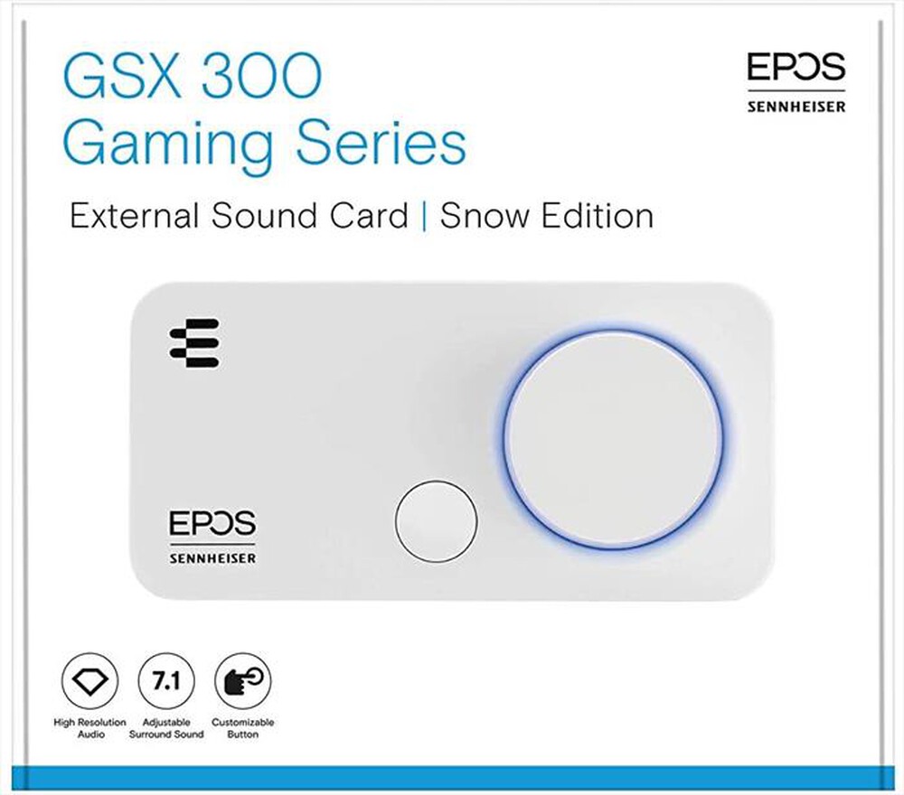 "EPOS SENNHEISER - GSX 300 CONTROL- SNOW EDITION-Bianco"