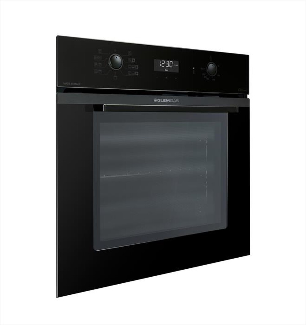 "GLEM GAS - Forno incasso elettrico GFU98BK-S6V3 Classe A-Nero Lucido"