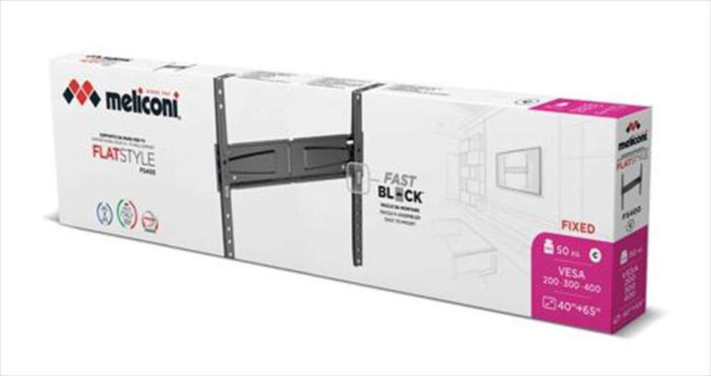 Immagine del prodotto MELICONI - Supporto TV FLATSTYLE FS 400 IT-nero