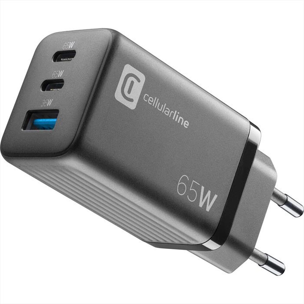 Immagine del prodotto CELLULARLINE - Carica batterie ACHUSBGAN3PD65WK-Nero