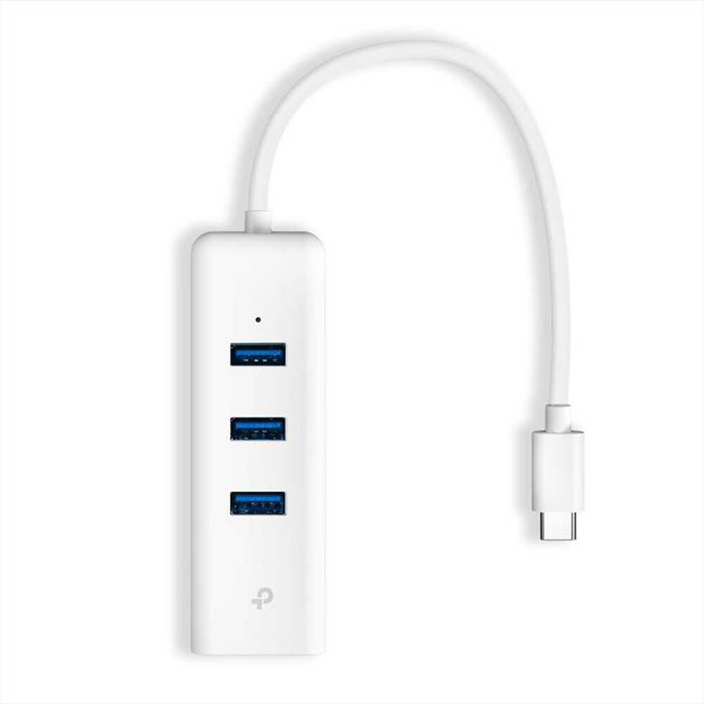 "TP-LINK - NETWORK ADAPTER WITH 3-PORT USB 3.0 TYPE-A HUB-."