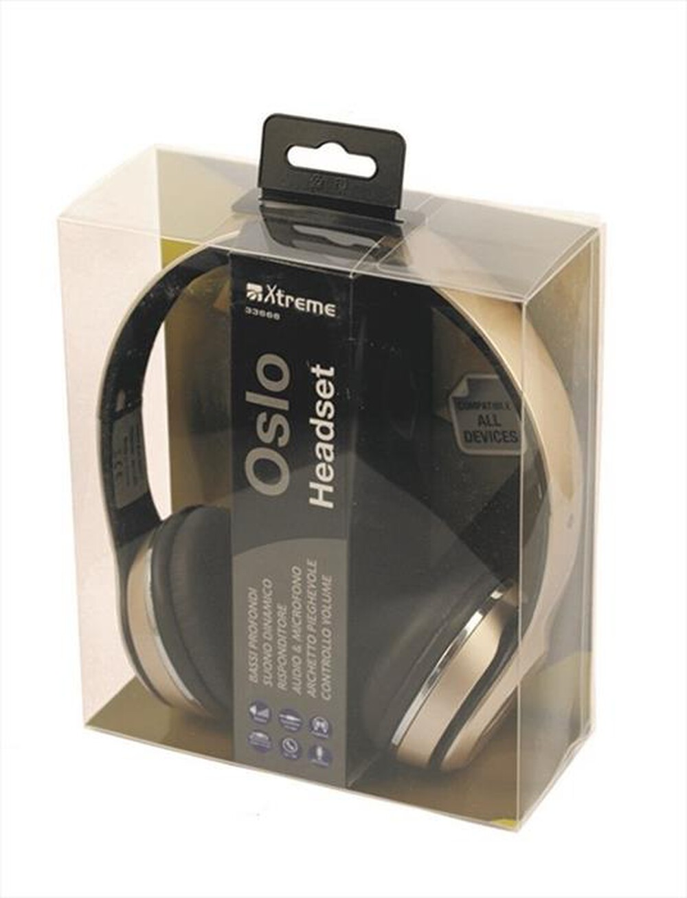 Immagine del prodotto XTREME - 33666S - Cuffia Audio & talk OSLO-SILVER