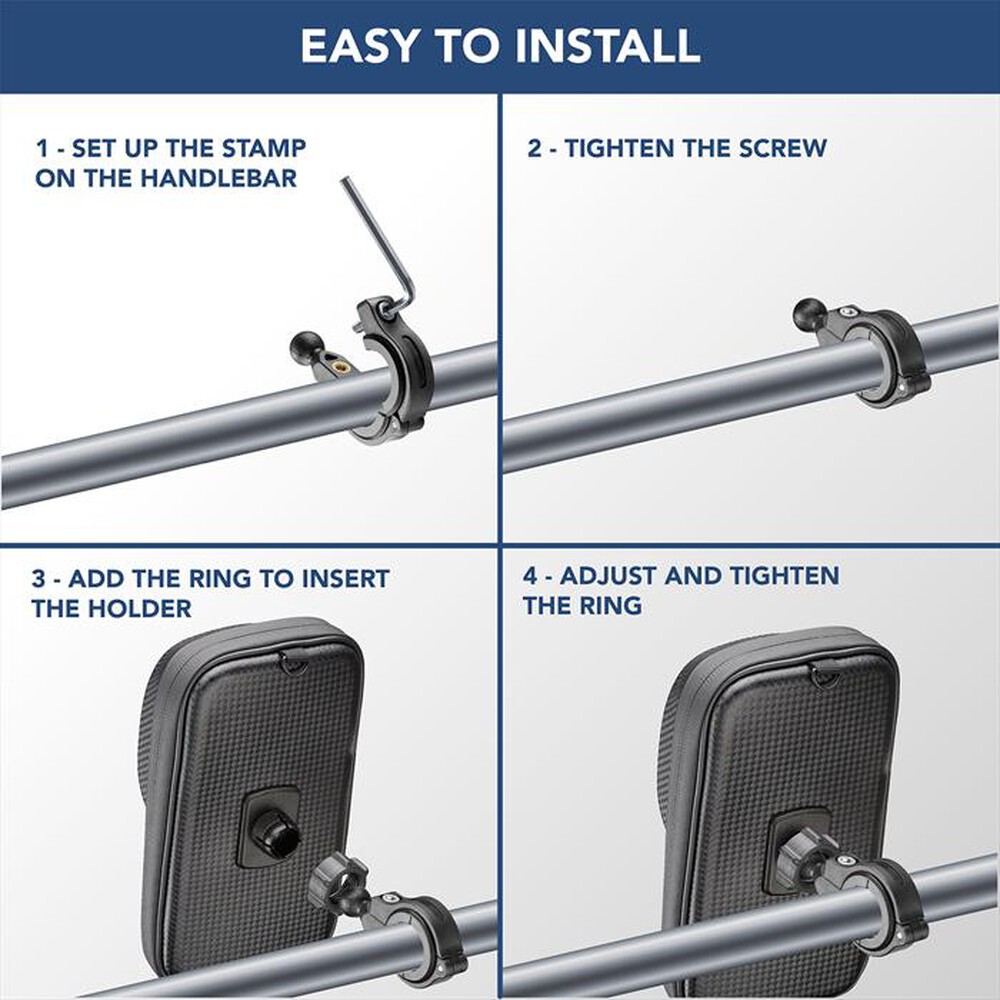 Immagine del prodotto CELLULARLINE - MOTOHOLDERCASEK-Nero