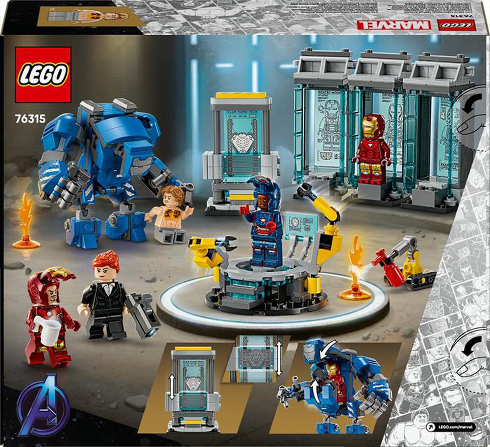 Immagine del prodotto LEGO - MARVEL Laboratorio Iron Man: Sala Armature 76315
