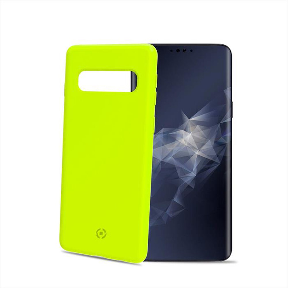 "CELLY - SHOCK890YL COVER SHOCK PER GALAXY S10-Giallo/PVC"