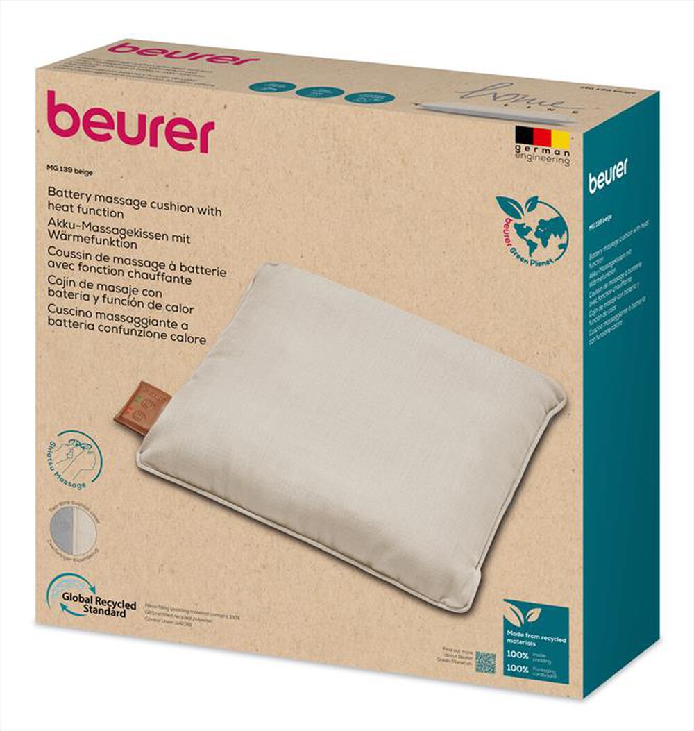 Immagine del prodotto BEURER - Cuscino massaggiante MG 139-Beige