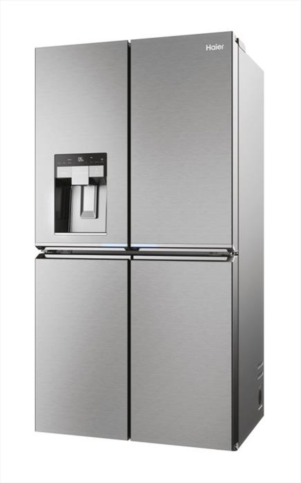 "HAIER - Frigorifero side by side HCR7918EIMP ClasseE 601lt-Platino, Acciaio inossidabile"