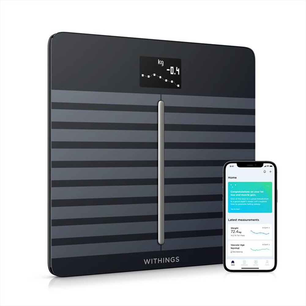 "WITHINGS - Bilancia Smart Body Cardio-Black"