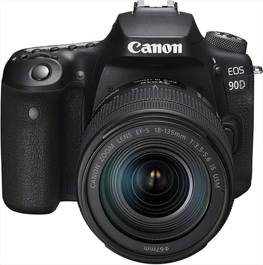 "CANON - EOS 90D + EF-S 18-135 MM F/3.5-5.6 IS USM-Black"