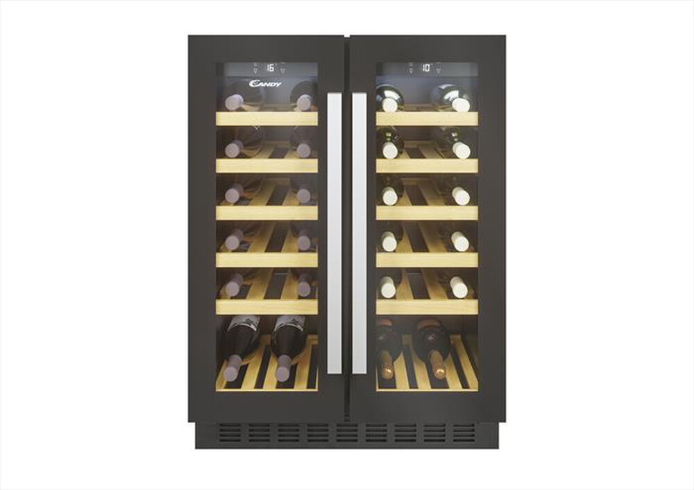 Immagine del prodotto CANDY - Cantinetta CCVB 60D/1 Classe G 38 bottiglie-Nero