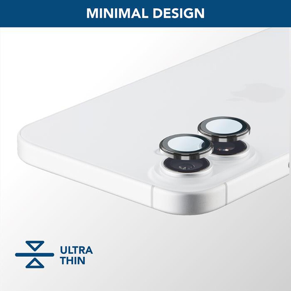 Immagine del prodotto CELLULARLINE - CAMERA LENS RING - IPHONE 16/16 PLUS-Transparent