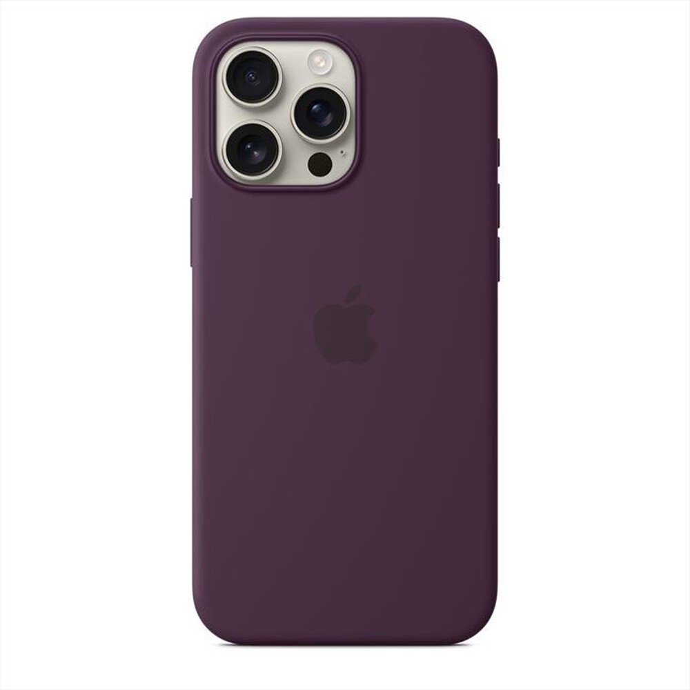 "APPLE - Custodia MagSafe in silicone per iPhone 16 Pro Max-Prugna"