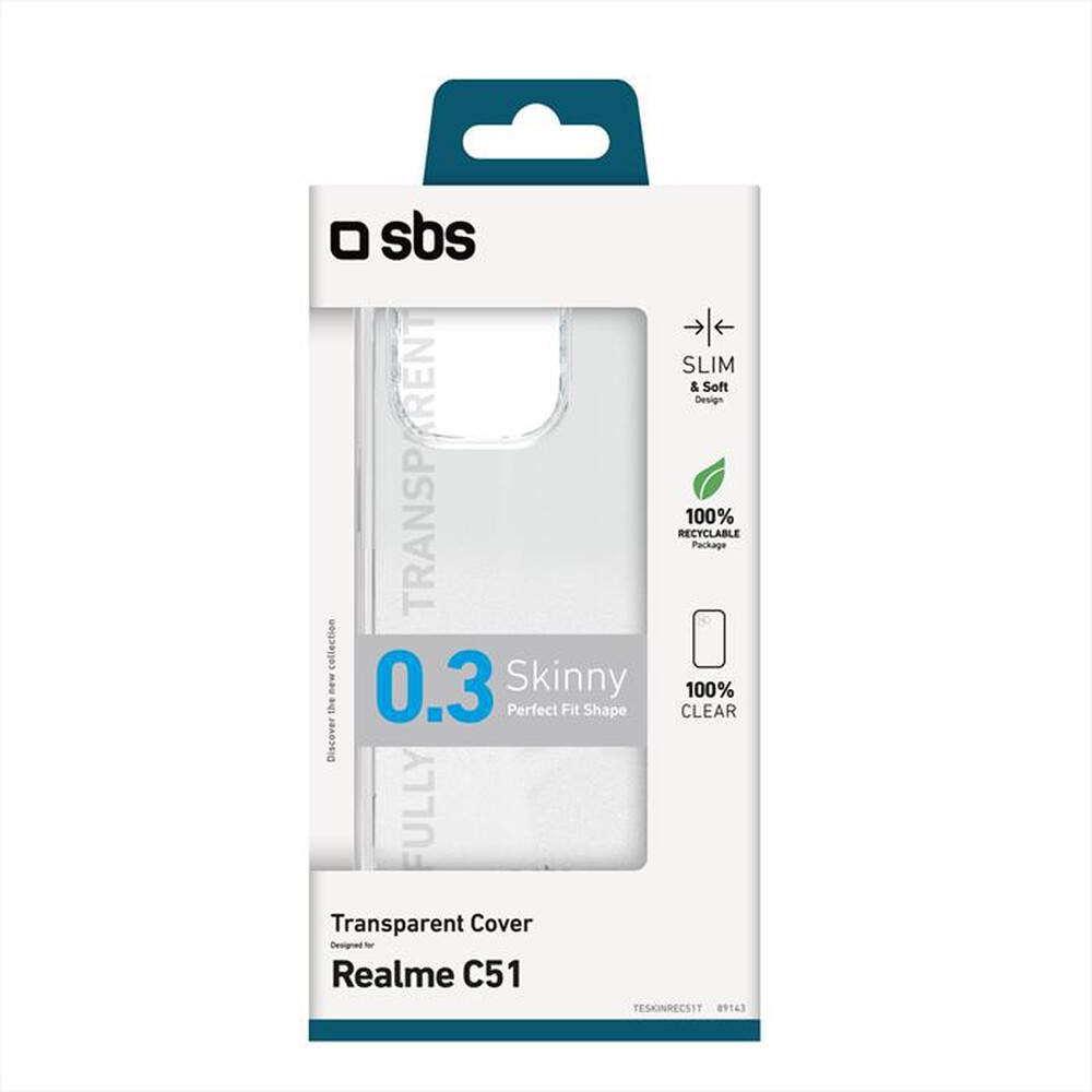 "SBS - COVER SKYNNY REALME C51-Trasparente"