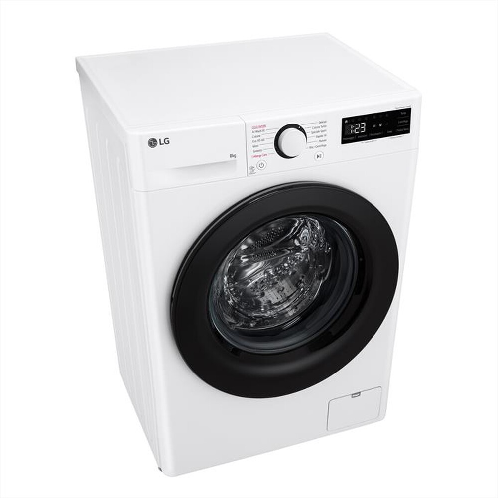"LG - Lavatrice AI DD R3 F2R3S08NSWB 8kg Classe A-Bianco"