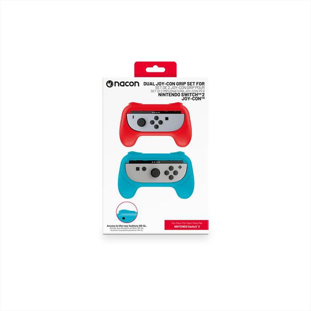 "BIG BEN - KIT DI 2 GRIP PER JOYCON-Rosso/Blu"