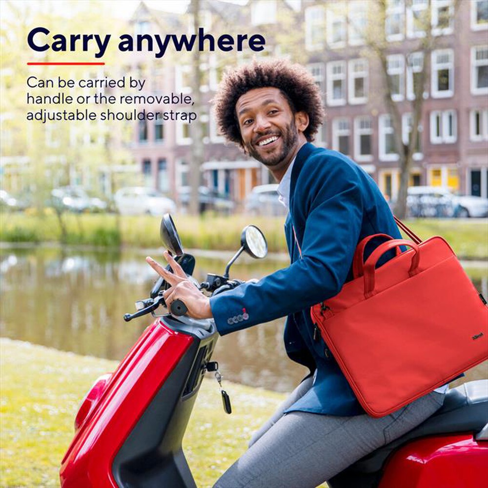 "TRUST - BOLOGNA LAPTOP BAG 16? ECO RED-Red"