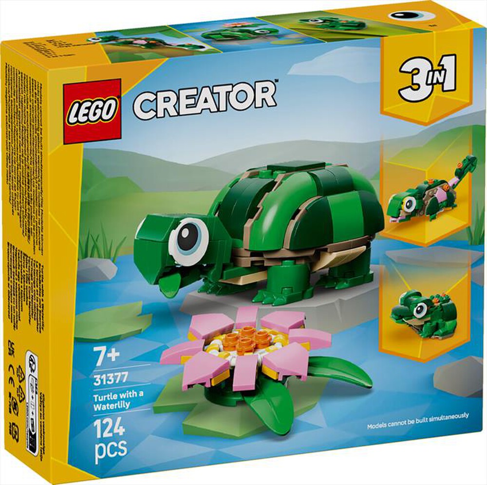 Immagine del prodotto LEGO - CREATOR 3IN1 Tartaruga con fiore di ninfea - 31377