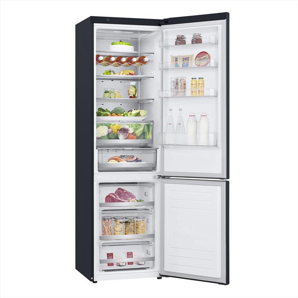 "LG - Frigorifero combinato GBB92MCABP Classe B 419lt-MATTE BLACK"