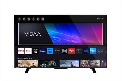 TOSHIBA - Smart TV LED 4K 50" 50QV2363DA-Nero