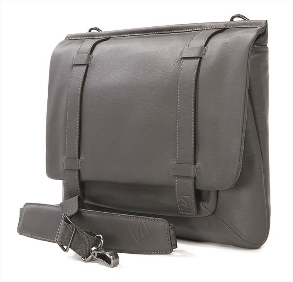 "TUCANO - Borsa in pelle per MacBook Air 11”/notebook 11\"-Grigio"