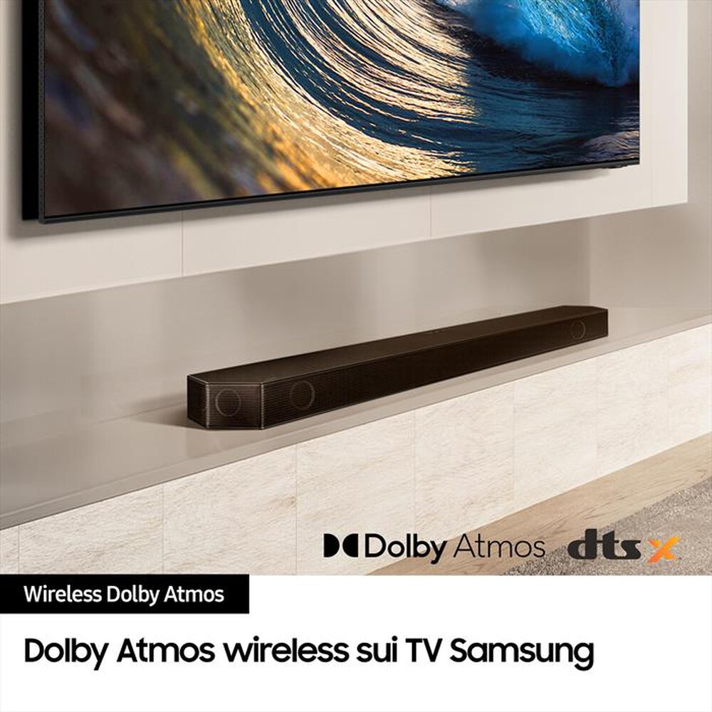 "SAMSUNG - Soundbar HW-Q800D/ZF, 5.1.2 CANALI, 360W, 2024-BLACK"