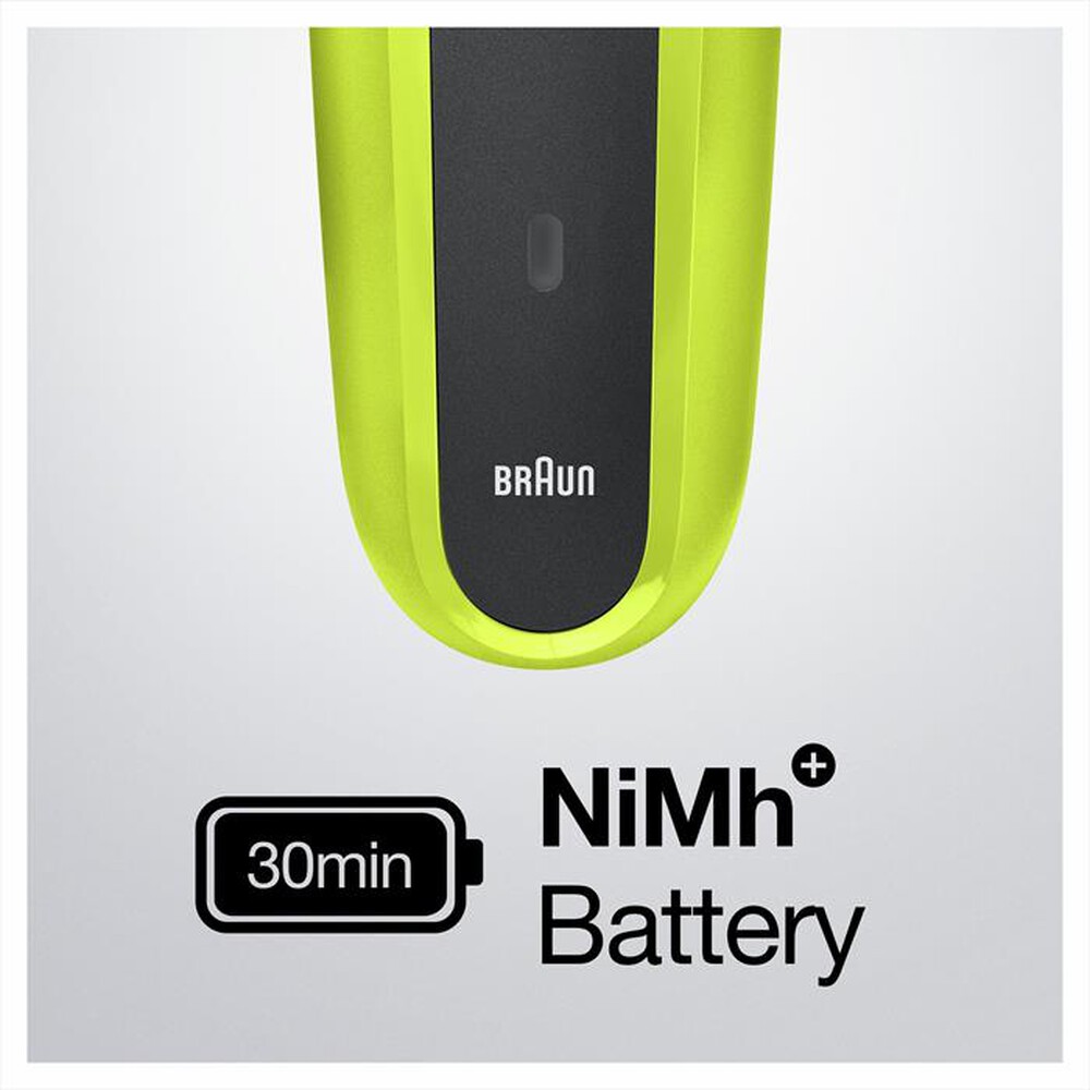 "BRAUN - Series 3 Shave&Style 300BT-Nero/Verde"