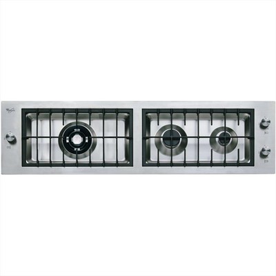 WHIRLPOOL - Piano cottura a gas 3 fuochi AKM293/IX-Acciaio inossidabile