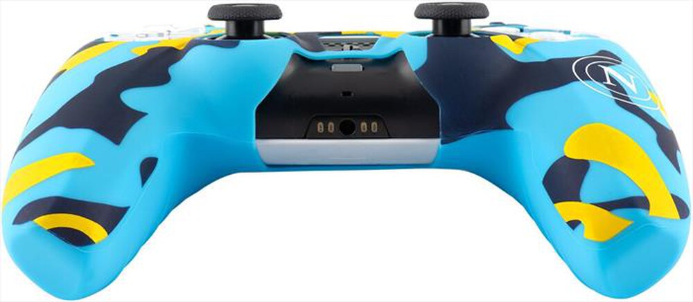 "QUBICK - CONTROLLER SKIN SSC NAPOLI CAMO (PS5)-Azzurro, Nero e Giallo"