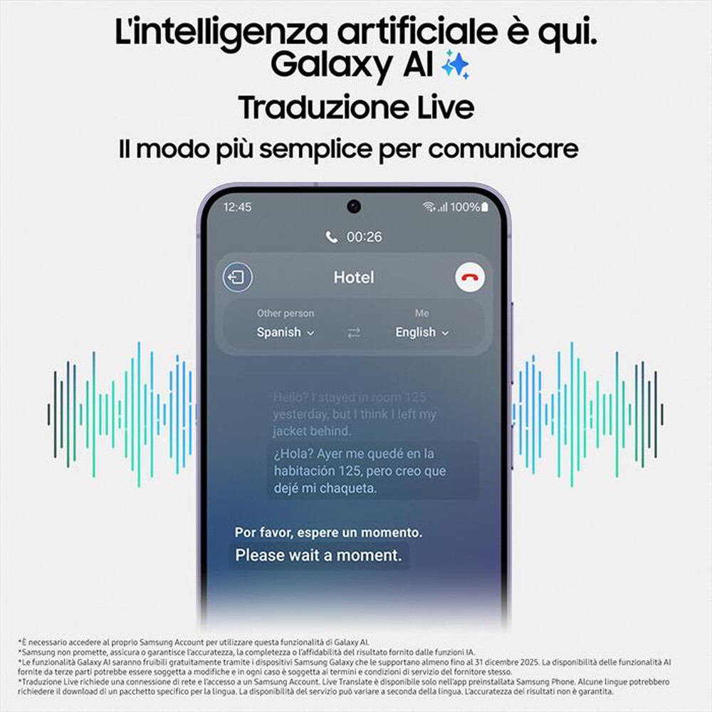 Immagine del prodotto SAMSUNG - GALAXY S24 256GB-Cobalt Violet