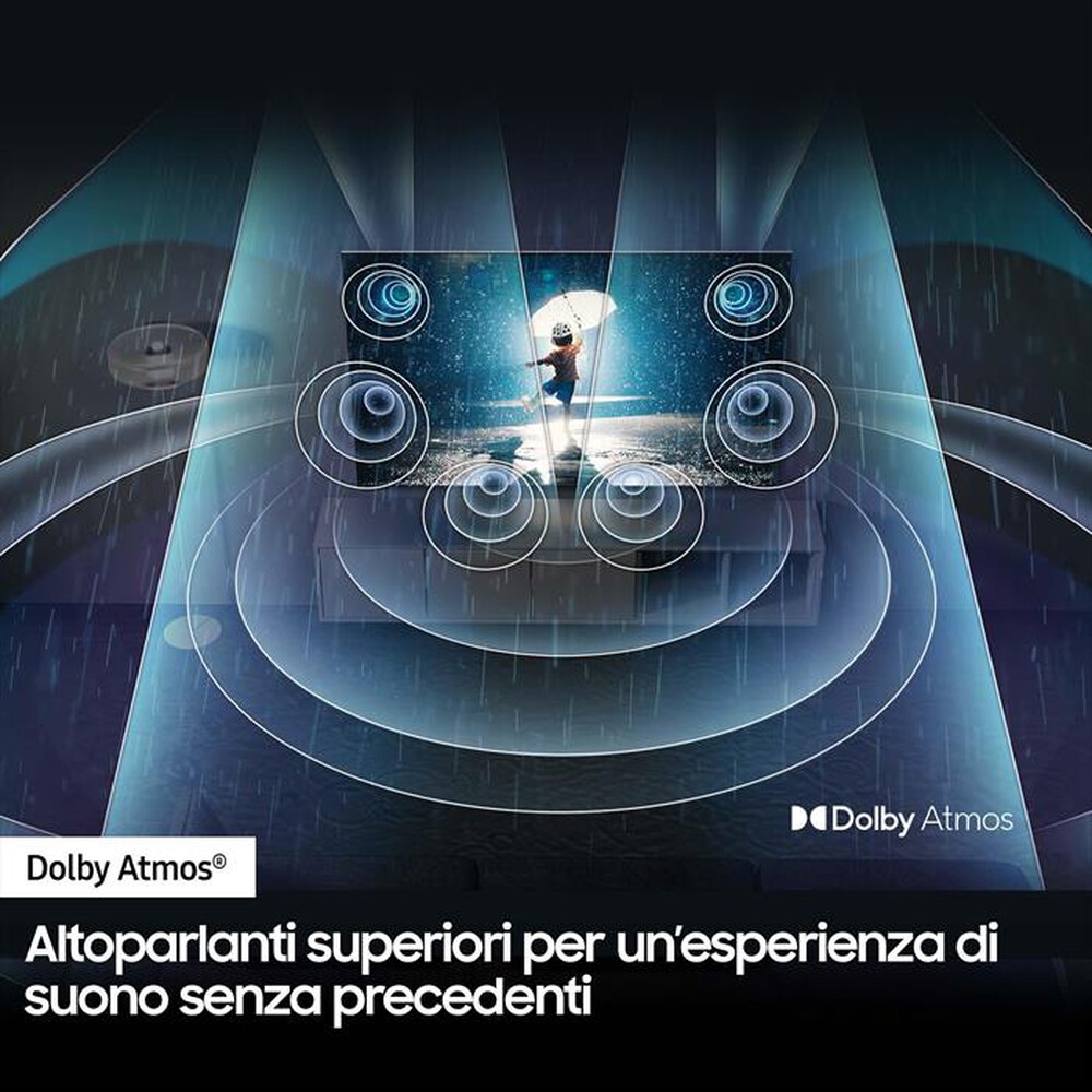 Immagine del prodotto SAMSUNG - Smart TV Q-LED UHD 4K 65" QE65Q80DATXZT-ECLIPSE SILVER