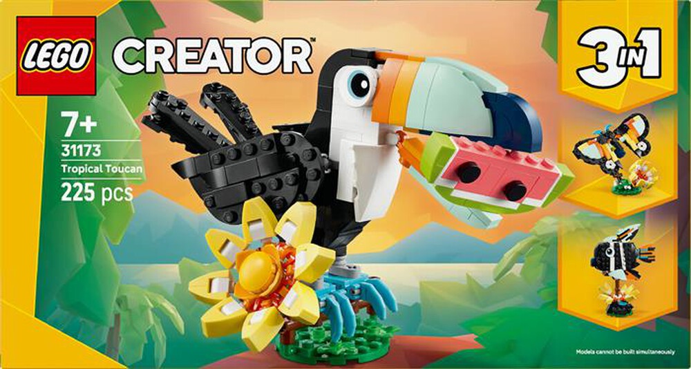 Immagine del prodotto LEGO - CREATOR Animali selvatici: tucano tropicale 31173