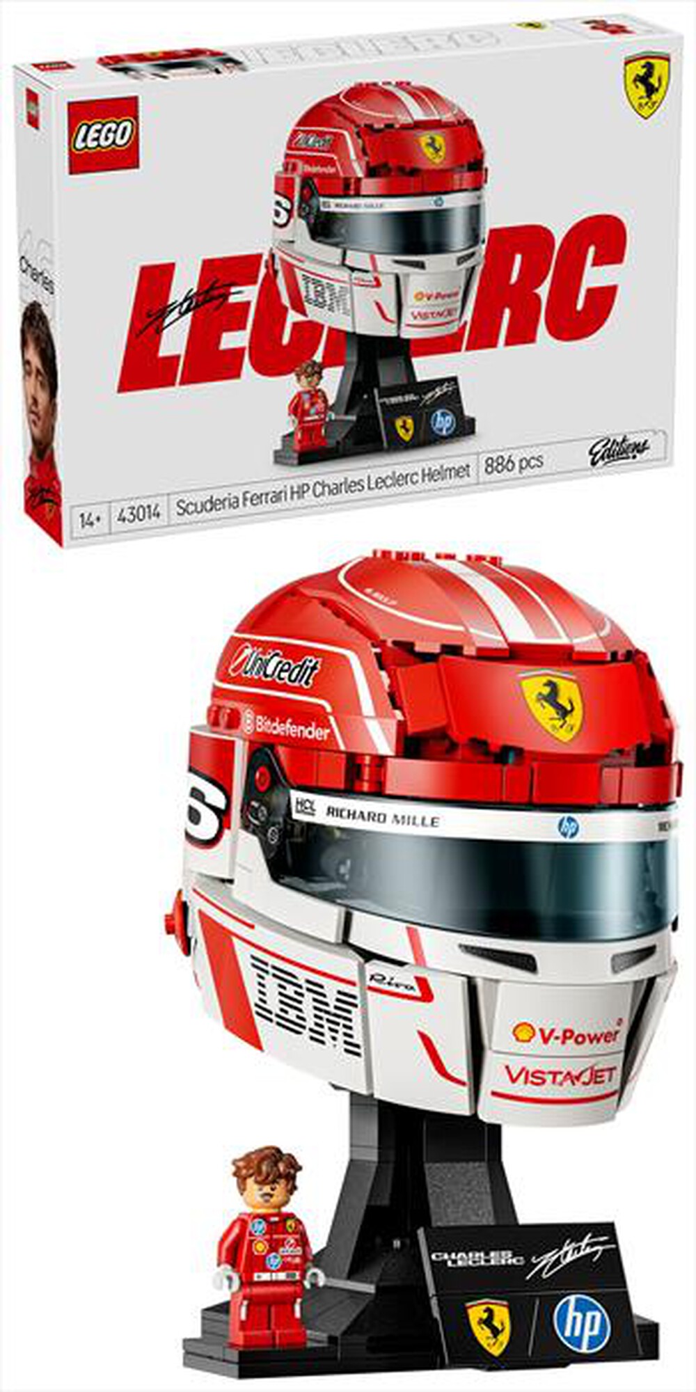 Immagine del prodotto LEGO - EDITIONS Casco di Charles Leclerc - 43014