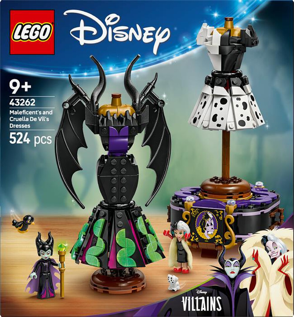 Immagine del prodotto LEGO - DISNEY CLASSIC Abiti di Malefica e Crudelia 43262