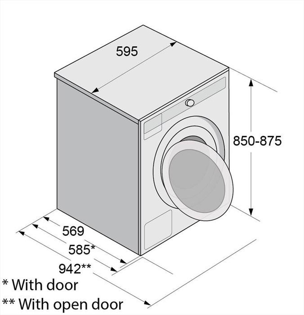 "ASKO - Lavatrice W 6098 X.W/2 9 Kg Classe B-Bianco"