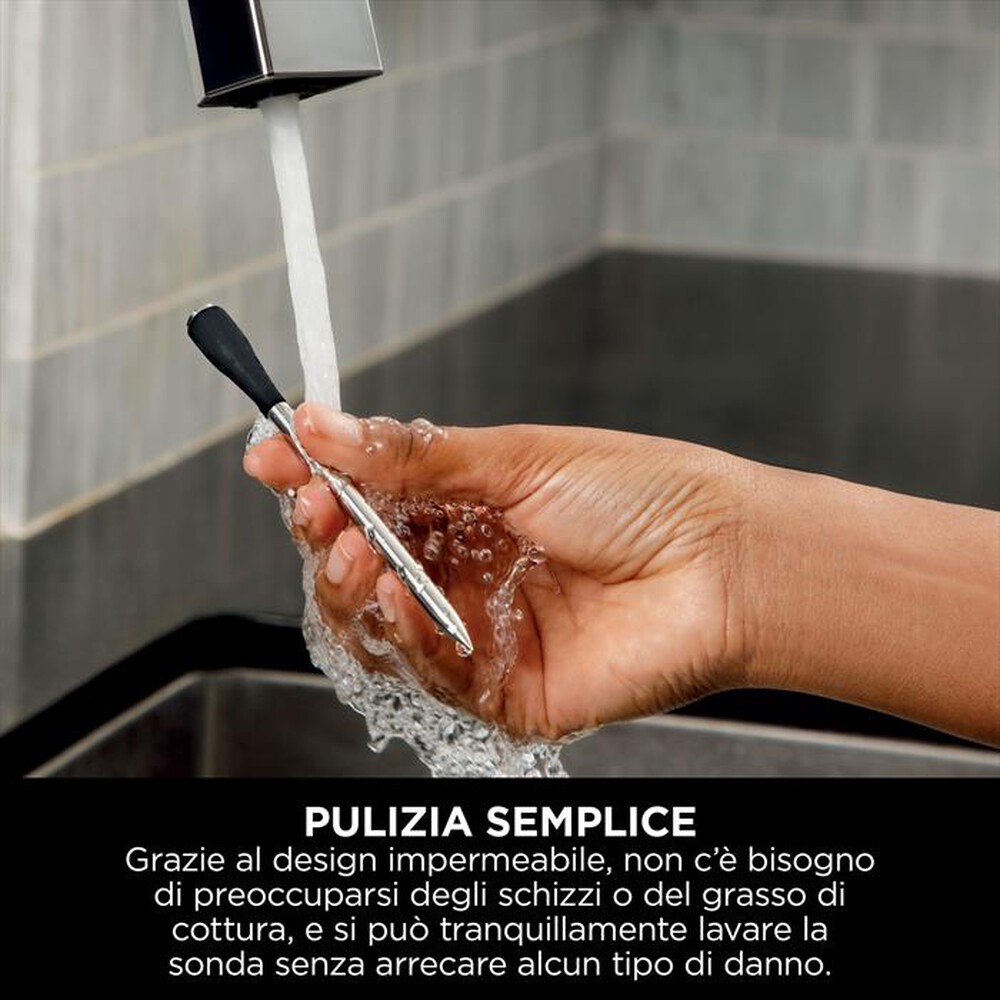 "NINJA - SONDA DIGITALE PROCHEF-Nero/acciaio"