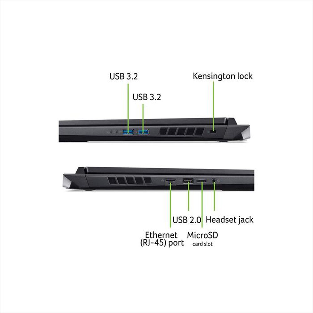 "ACER - Notebook GAMING NITRO 16 AN16-42-R4KM 16\"-Nero"