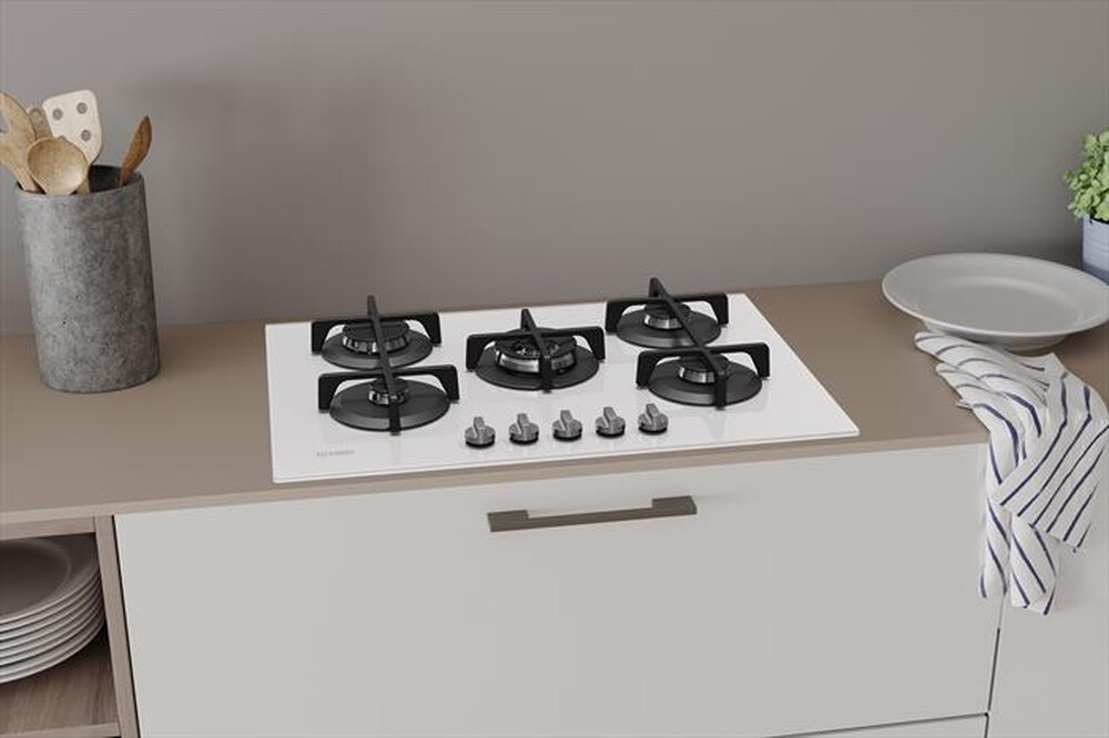 Immagine del prodotto INDESIT - Piano cottura a gas ING 72T/WH 5 fuochi 73cm-Bianco