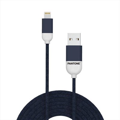 PANTONE - PT-LCS001-5N - LIGHTNING CABLE 1 5 MT-BLU/PLASTICA