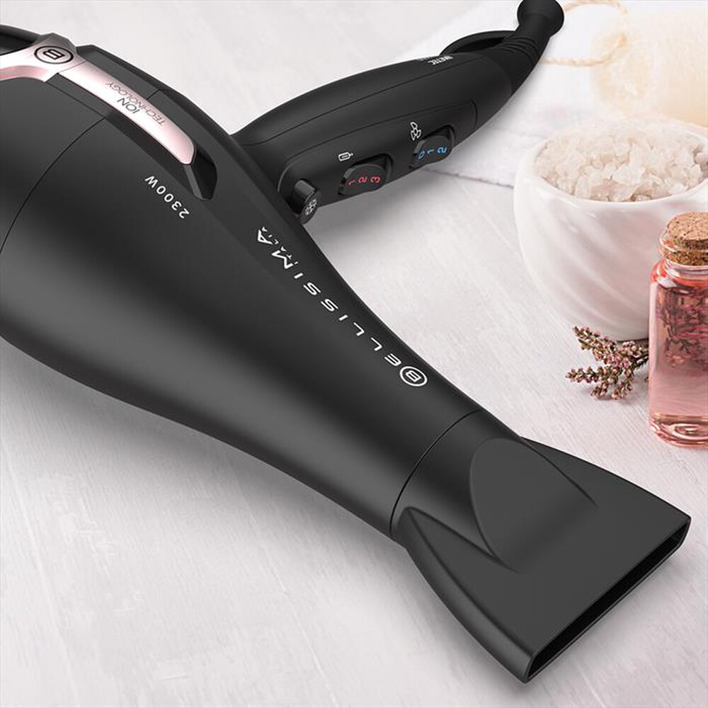 "BELLISSIMA IMETEC - Asciugacapelli K9 2500-nero/pink"