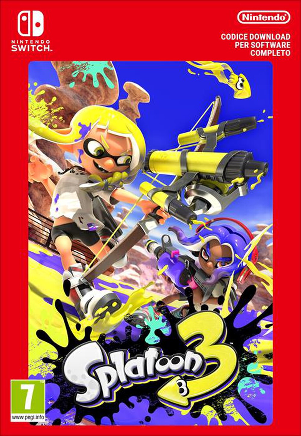 Immagine del prodotto NINTENDO - SPLATOON 3 - CODICE DOWNLOAD
