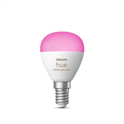 PHILIPS - HUE WHITE AND COLOR AMBIANCE SFERA E14 40W-Bianco