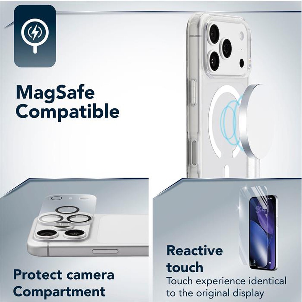 Immagine del prodotto CELLULARLINE - 360 DEFENCE KIT per iPhone 18 Pro-Trasparente