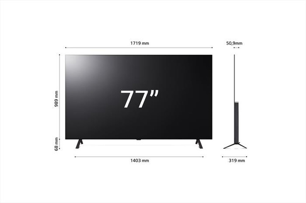 Immagine del prodotto LG - Smart TV OLED UHD 4K 77" OLED77B4ELA-Nero